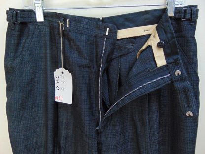 pb97	1950-60's	 Vintage Black/Gray Nice sharkskin mid weight slacks W34	$90 - Image 3