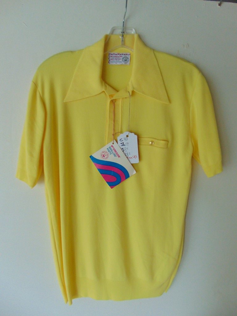 pt43 1970’s McGregor Banlon NOS Polo Style Vintage Shirt L $30 | Mens ...