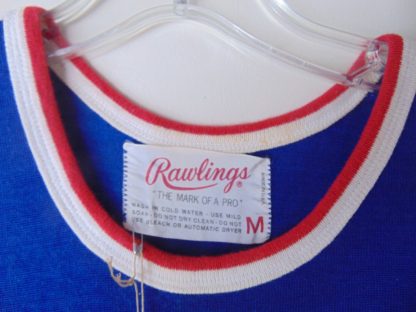 pt123	1930-60's	 Rayon/Nylon? Stretchy  Silky Tee Vintage Shirt/Jersey Chest 39in. M	$50 - Image 2