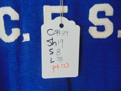 pt123	1930-60's	 Rayon/Nylon? Stretchy  Silky Tee Vintage Shirt/Jersey Chest 39in. M	$50 - Image 4
