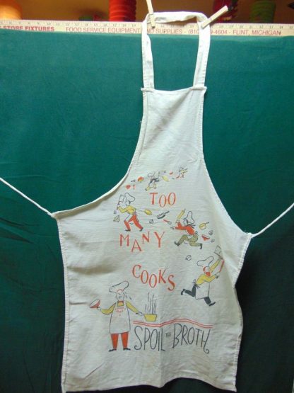 qa140 	Vintage Barbeque BBQ Apron	 $20
