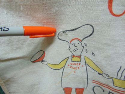 qa140 	Vintage Barbeque BBQ Apron	 $20 - Image 2