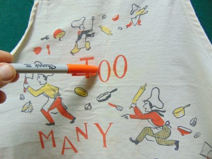 qa140 	Vintage Barbeque BBQ Apron	 $20 - Image 3