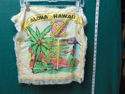 qa155		Vintage Hawaii Souvenir Throw Pillow Case	$30