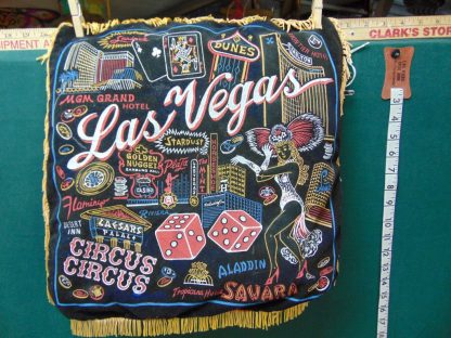 qa157		Vintage Las Vegas Souvenir Throw Pillow Case	$30