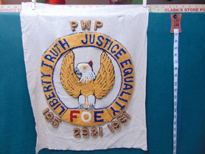 qa199	1950-51	Vintage Elks Club Emblem use for art project	 $15