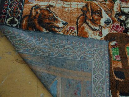 qa212		Vintage Large Dogs Playing Cards like a Rug Wall Tapestry	$100 - Image 3