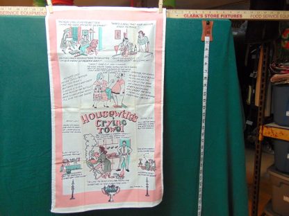 qa48 	1950-60's	 Vintage Housewife's Crying Towel 	$30