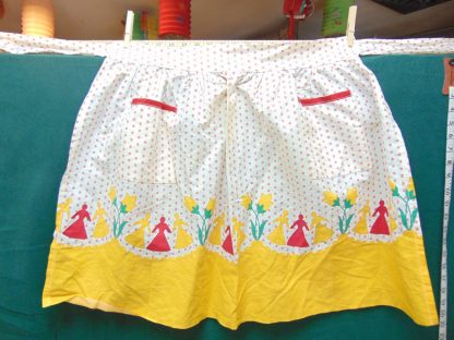 qa96		Vintage Woman's  Kitchen Apron	$20