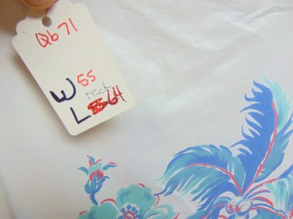 qb71	1940-60's 	Rectangle Vintage Tropical Island theme Tablecloth	$50 - Image 3