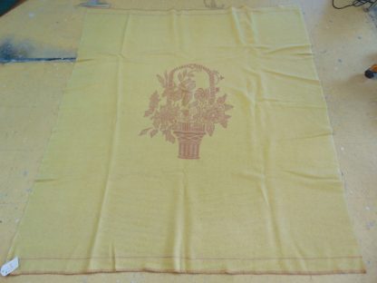 qd20	1930's-1950's	Vintage Wool Two sided Rail Carriage car  Blanket	$80 - Image 4