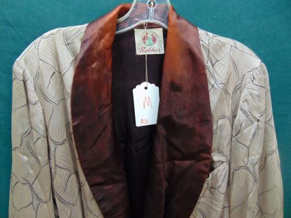 r11	1940's	Hollywood Style Rayon  full Medium vintage Robe	$50 - Image 2