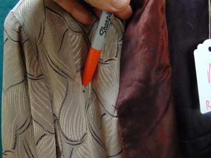 r11	1940's	Hollywood Style Rayon  full Medium vintage Robe	$50 - Image 3