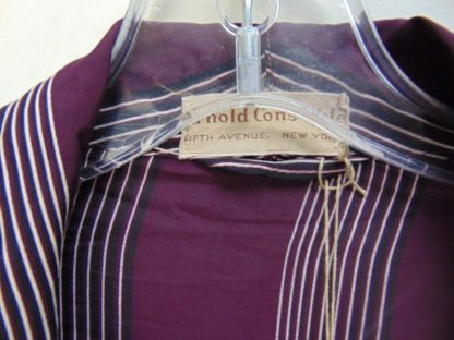 r5	1940's	Vintage Rayon  Purple full  Medium/Large Robe 	$80 - Image 5
