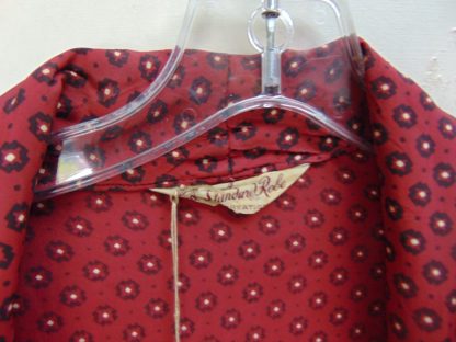 r7	1940's	Vintage Rayon Red full Medium/Large Robe	$80 - Image 2