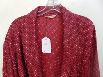r7	1940's	Vintage Rayon Red full Medium/Large Robe	$80 - Image 4