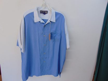 re35		Nat Nast 100% SILK Vintage Inspired Rockabilly shirt  chest 48  inches	 $60