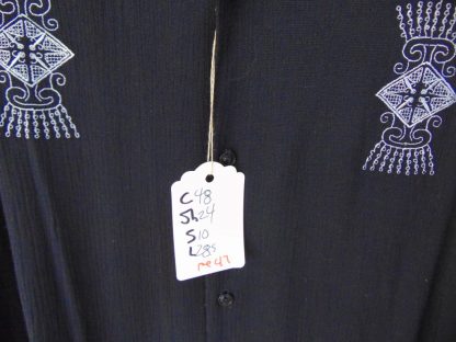 re47		BC Ethic Vintage  1950s Inspired  Rockabilly 28/72 acetate/RAYON shirt  chest 48  inches	$40 - Image 4