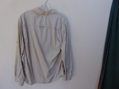 re59		Columbia brown "Titanium" Travel Shirt  100% Nylon shirt  chest 47 inches	$30 - Image 3