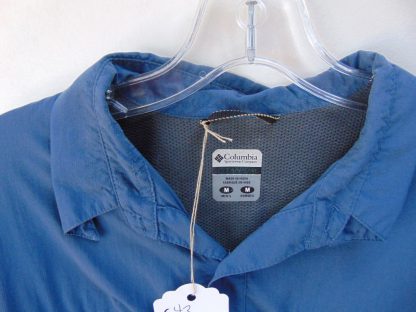 re60		Columbia blue "Titanium" Travel Shirt  100% Nylon shirt  chest 47 inches (tagged wrong)	$30 - Image 2