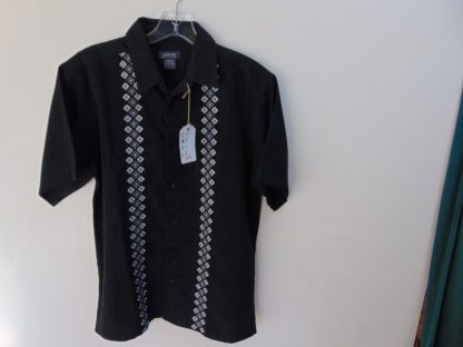 re91	Embroidery Panel Vintage Inspired Rockabilly poly shirt chest 40 inches	$40