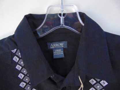 re91	Embroidery Panel Vintage Inspired Rockabilly poly shirt chest 40 inches	$40 - Image 2