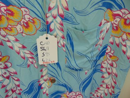 s45h25	1950's	Ginger RAYON vintage Hawaiian shirt Chest size 40 inches 	$150 - Image 6