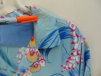 s45h25	1950's	Ginger RAYON vintage Hawaiian shirt Chest size 40 inches 	$150 - Image 4