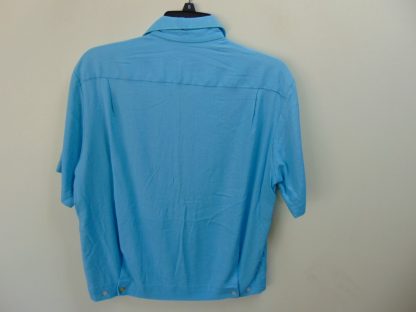 s45h72	1950's	Chest print RAYON gab vintage Hawaiian shirt jac Chest size 44 inches 	$80 - Image 2