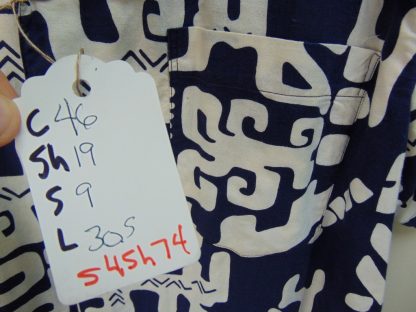 s45h74	1950-60's	Tahiti cotton vintage Hawaiian shirt Chest size 46 inches 	$80 - Image 4