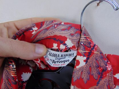 s45h75	1950's	Asian theme cotton vintage Hawaiian shirt Chest size 41 inches 	$60 - Image 2