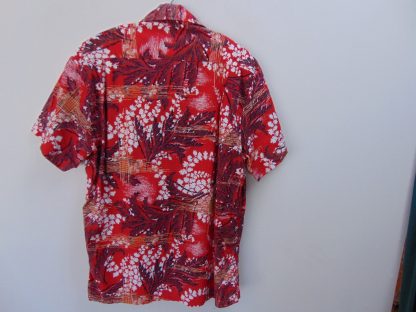 s45h75	1950's	Asian theme cotton vintage Hawaiian shirt Chest size 41 inches 	$60 - Image 3