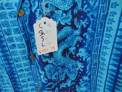 s45h78	1950's	Asian Dragon cotton vintage Hawaiian shirt Chest size 46 inches 	$120 - Image 4