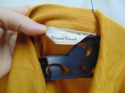 s45s109	1950's	Italian Style w/covered buttons Silky guess RAYON acetate blend vintage shirt Chest size 42  inches 	$80 - Image 2
