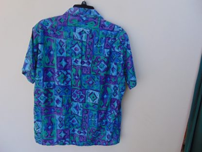 s45s23	1950-60's	Tapa cotton vintage shirt Chest size 46  inches 	$50 - Image 3