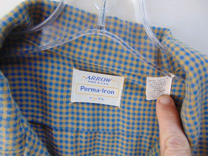 s45s3	1960's	Check cotton vintage shirt Chest size 54  inches 	$60 - Image 2