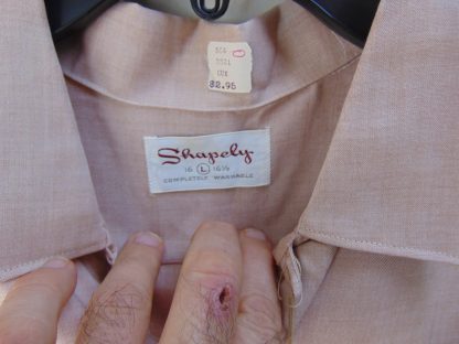 s45s55	1950-60's	 Tiki Drums chest embroidery cotton vintage shirt Chest size 48  inches 	$80 - Image 4