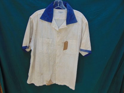 s45s73	1950's	Two tone cotton vintage shirt Chest size 48  inches 	$50