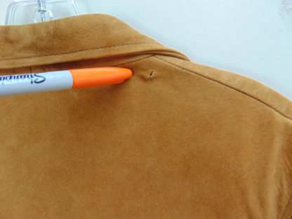 s4c10	1940's	Vintage Brown Suede Leather mid weight Jacket Chest 42 in.	$50 - Image 3