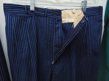 s4t14	1940's	Super Cool Gangster Pin stripped Single Breasted heavy weight Vintage suit Chest size 46 inches	$250 - Image 5