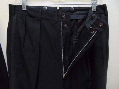 s4t6	1950's	Vintage Single Breasted Wool Gabardine Tuxedo heavy weight suit Chest size 43 inches	$200 - Image 7