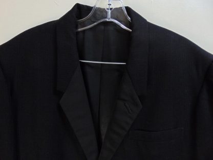 s4t6	1950's	Vintage Single Breasted Wool Gabardine Tuxedo heavy weight suit Chest size 43 inches	$200 - Image 6