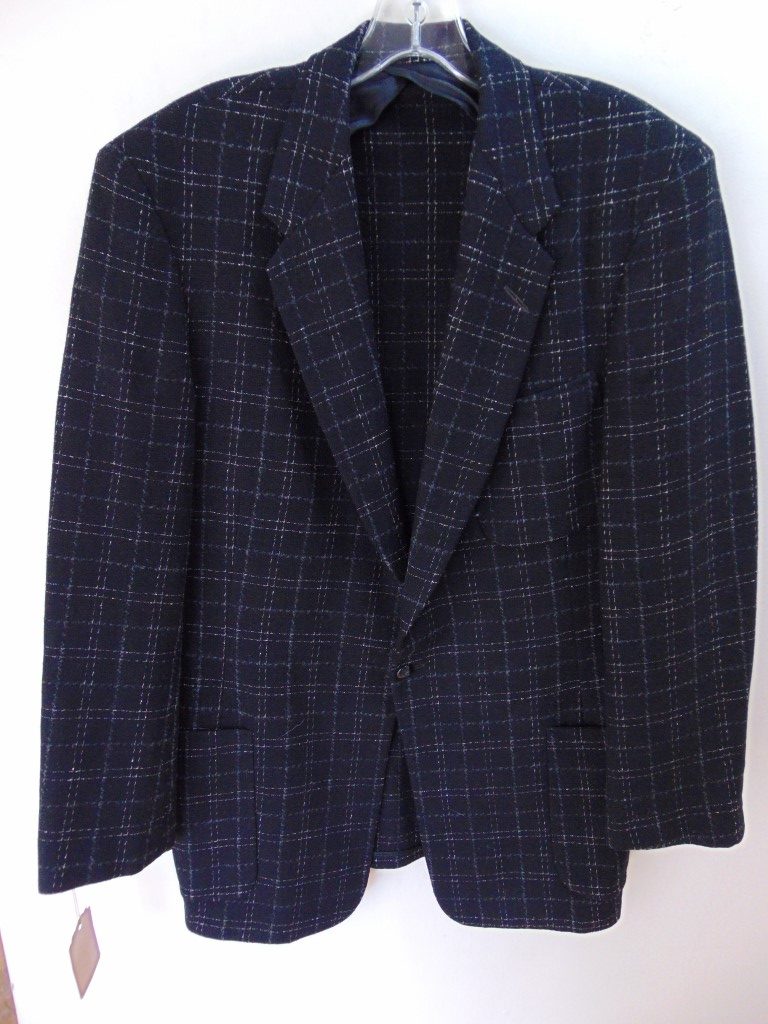 s5c10 1950’s Black White mid weight wool Vintage Sports Coat Chest 42 ...