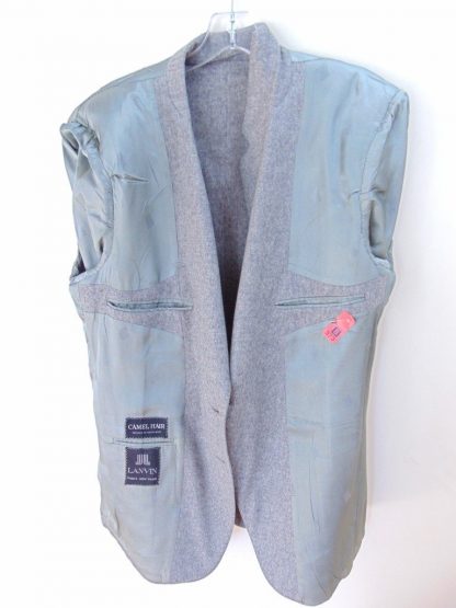 s5c27	1950's	Blocks Gray Flannel mid weight Vintage Sports Coat Chest 44 in.	$70 - Image 2