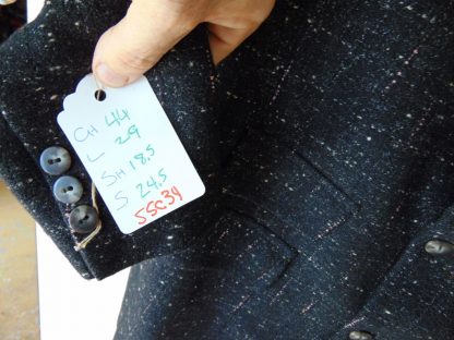 s5c34	1950's	Black n Pink Atomic heavy weight Vintage Sports Coat Chest 44 in.	$180 - Image 4