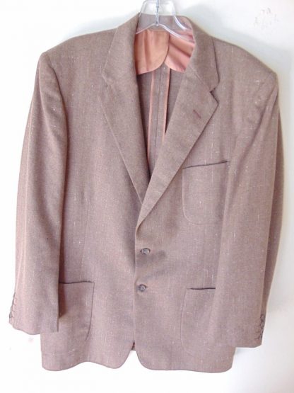 s5c39	1950's	Vintage Brown Hatch mid/heavy weight Jacket Chest 44 in.	$90