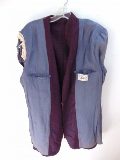 s5c51	1950's	Dark Red Black mid weight Jazz Vintage Sports Coat Chest 46 in.	$50 - Image 2