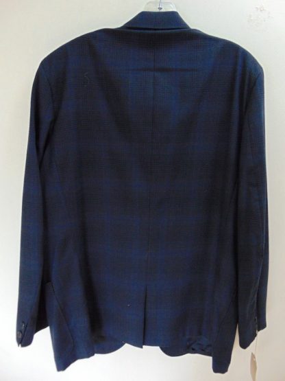 s5c54	1950's	Black on Black Horizontal light weight Vintage Sports Coat Chest 46 in.	$70 - Image 3