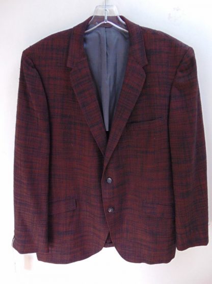s5c57	1950's	Vintage Brown Black reminds me of a tiger print weight Jazz Jacket Chest 47 in.	$90