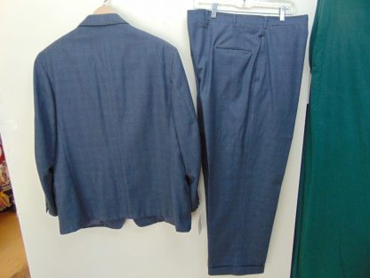 s5t72	1950's	Vintage Grayish Blue Atomic design Single Breasted medium weight suit Chest size 48 inches	$200 - Image 7